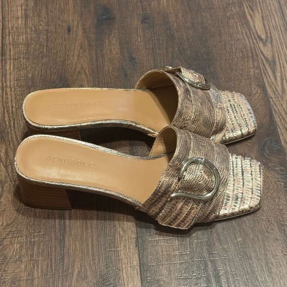 Aerosoles Evvie Low Block Heel Sandals - Picture 3 of 5